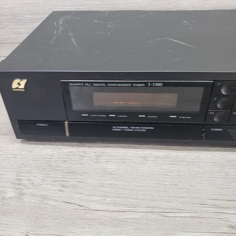 Sansui Stereo Digital Synthesizer Tuner T-1100 Quartz QUICK SHIPPING gallery