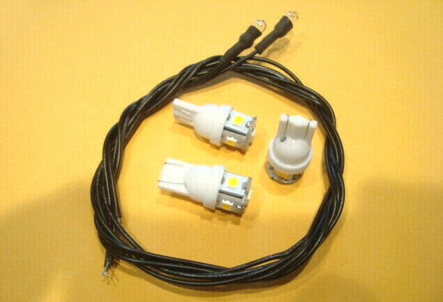 Pioneer SX-450 550 650 Receiver Lamp Replacement Kit WARM WHITE LED WEDGE STYLE