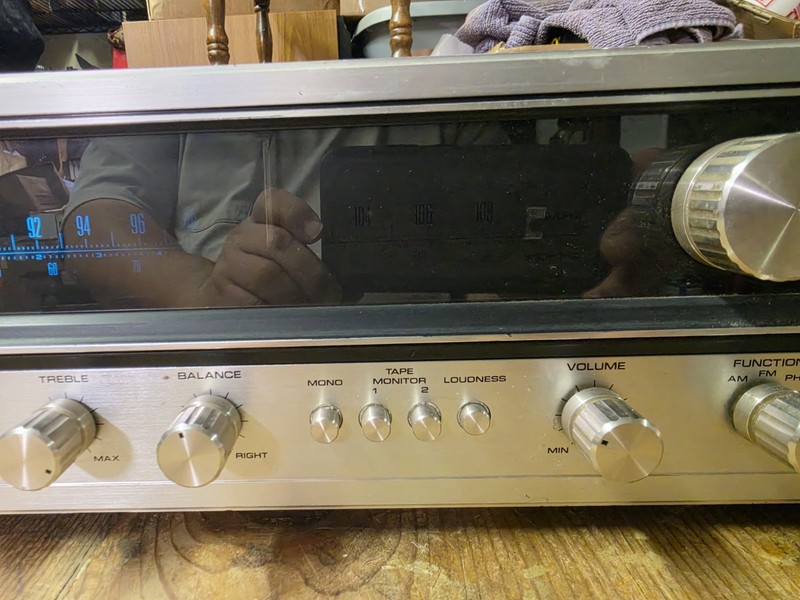 Pioneer SX-535 Model Stereo ReceiverAM/FM Tuner Vtg Wood Case Powers On Untested gallery