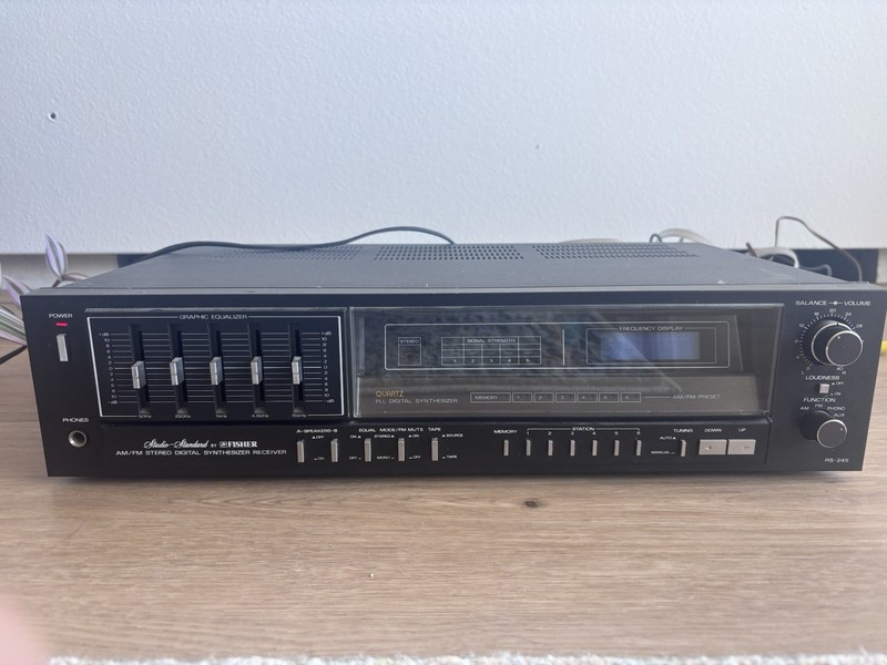 Vintage Fisher RS-245 Studio Standard Am Fm Stereo Receiver Not Working