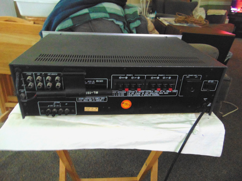 ROTEL RX503 STEREO AN/FM RECIEVER WITH MANUAL TESTED IN GOOD WORKING ORDER gallery