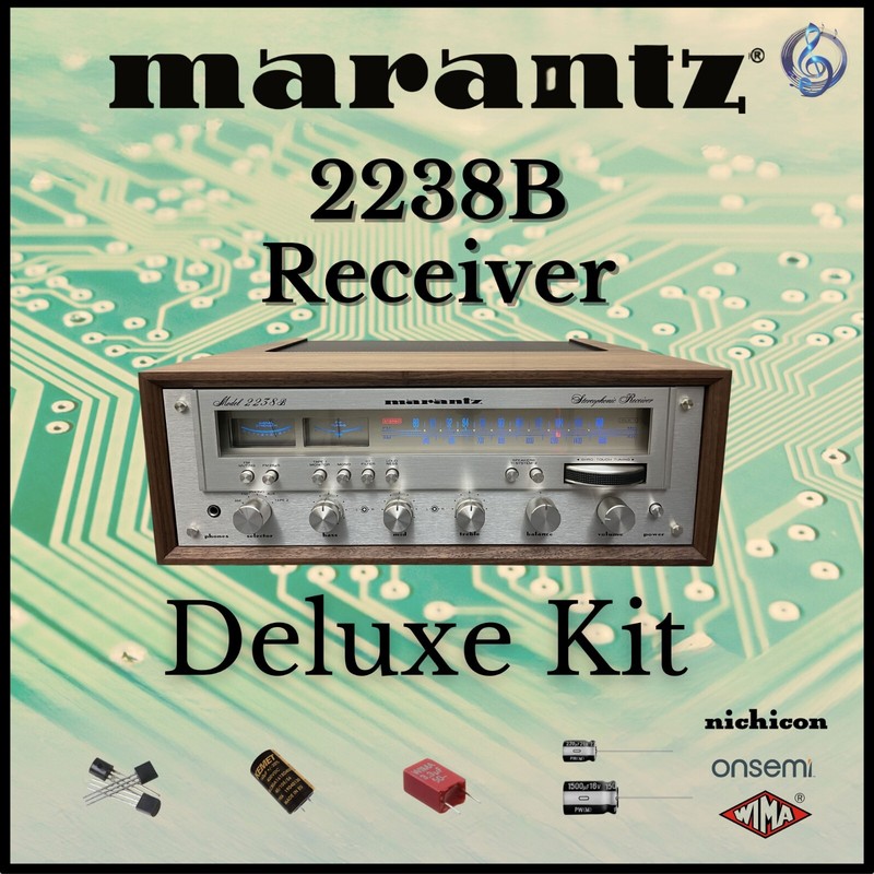 Marantz 2238B Receiver Deluxe Upgrade Kit Genuine Parts Restoration