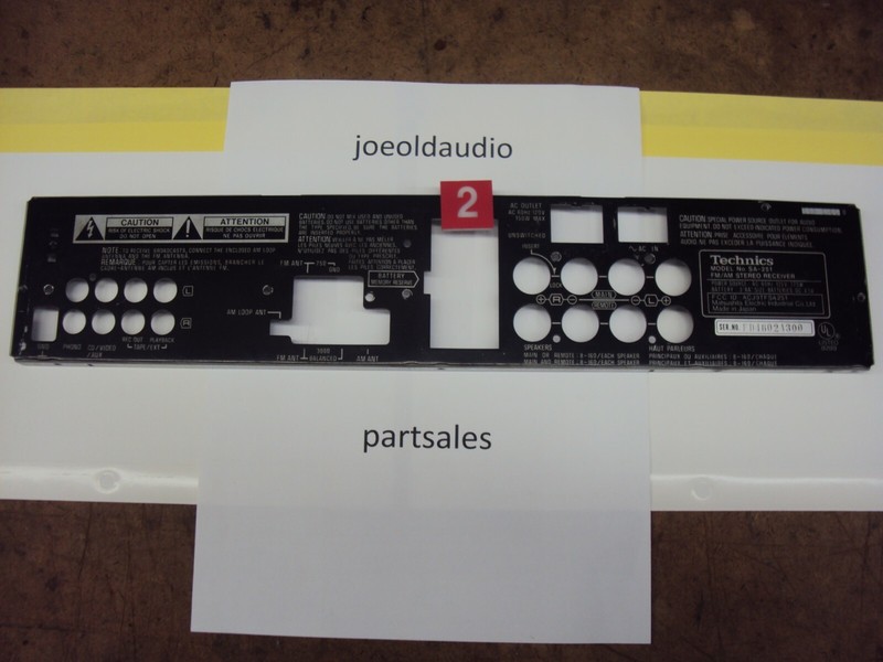 Technics Receiver SA-251 Back Panel. Rated 8.7 out of 10. Parting Entire SA-251.