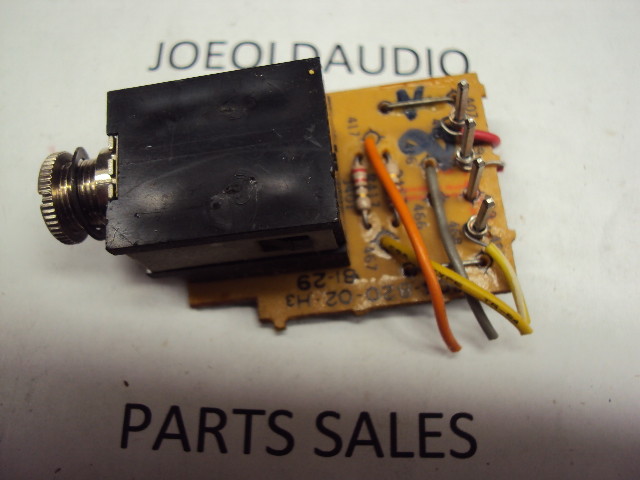 Zenith IS 4100 Headphone Jack Board. Tested. Parting Out 4100
