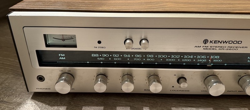 Kenwood KR-2600 AM/FM Stereo Receiver 2 Channel gallery