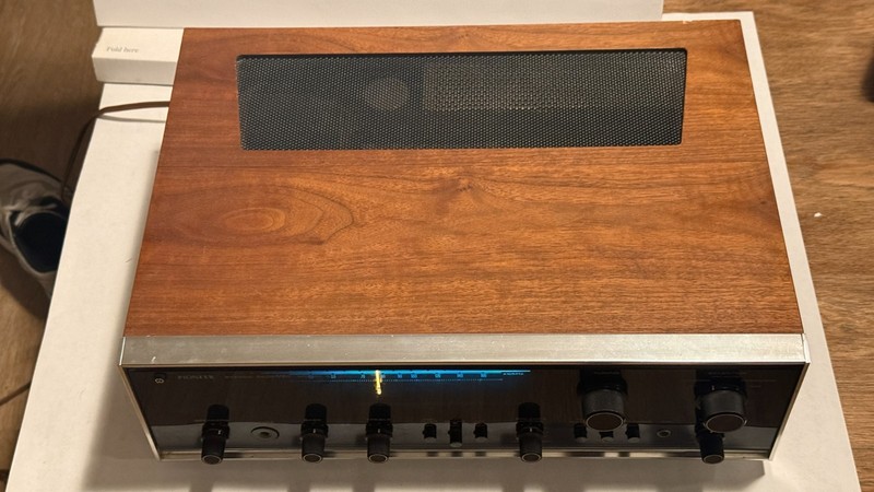 Pioneer SX-770 Vintage Stereo Receiver Blackout Face - No Sound (Blown Fuse?) gallery