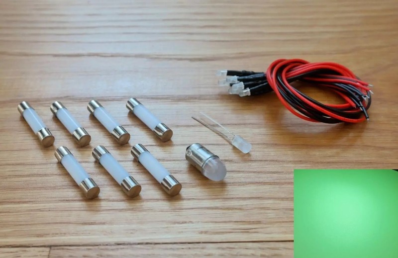 Harman Kardon 430 receiver replacement LED lamps lights bulbs kit set GREEN
