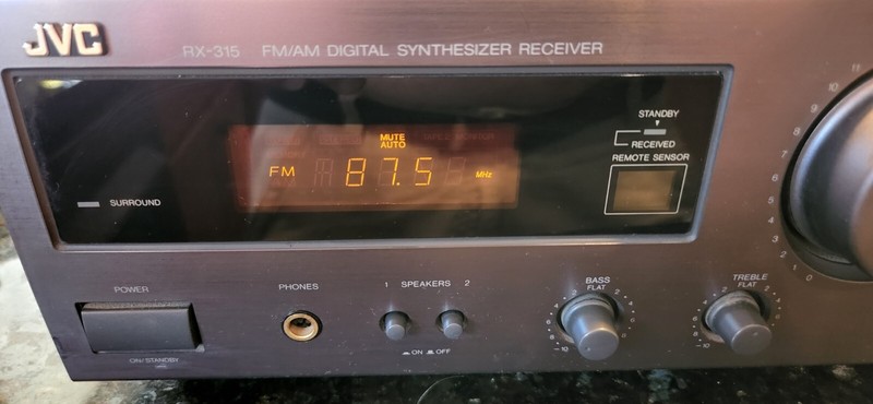 Vintage JVC RX-315TN FM/AM Digital Synthesizer Stereo Receiver No Remote gallery