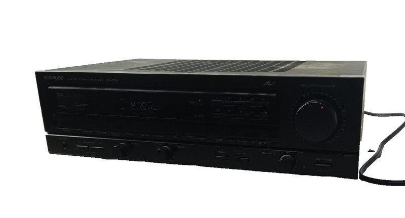 Kenwood KR-A5080 Stereo Receiver AM/FM Home Audio Vintage Black EUC | Tested