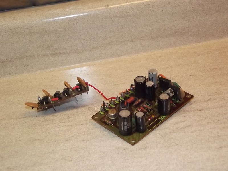 Pioneer SX-9000 Stereo Receiver Original Power Supply Board W16-028 & W16-029 gallery