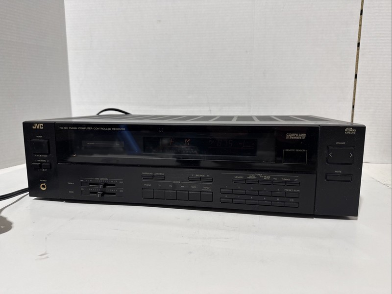JVC Stereo Amplifier RX-301 Receiver RX-301BK Tested