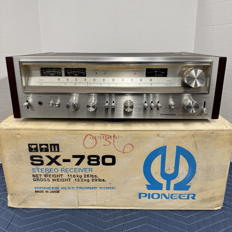 PIONEER SX-780 VINTAGE AM/FM STEREO RECEIVER – SERVICED – CLEANED – TESTED