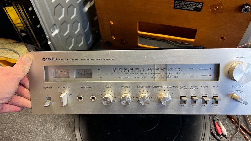 Vintage Yamaha CR-450 Original Aluminum Face Plate gallery