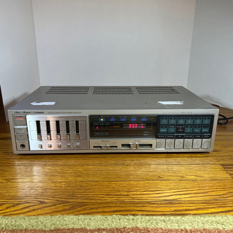 Fisher Stereo Synthesizer Receiver, Model RS-255, Made In JAPAN, AM/FM, Vintage