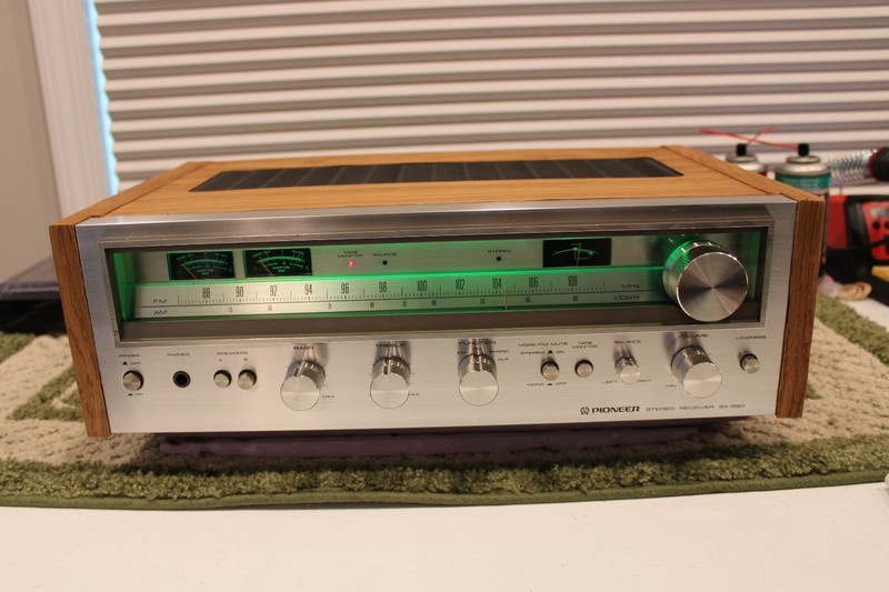 Pioneer SX-580 Stereo Receiver Tested Working