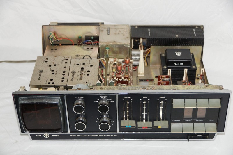 Rare NIKKO 1101 Amplifier Modular AM/FM Stereo Multiplex Receiver SEE VIDEO gallery