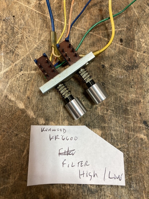 Kenwood KR-6600 Receiver Parts: Filter, High Low Switch