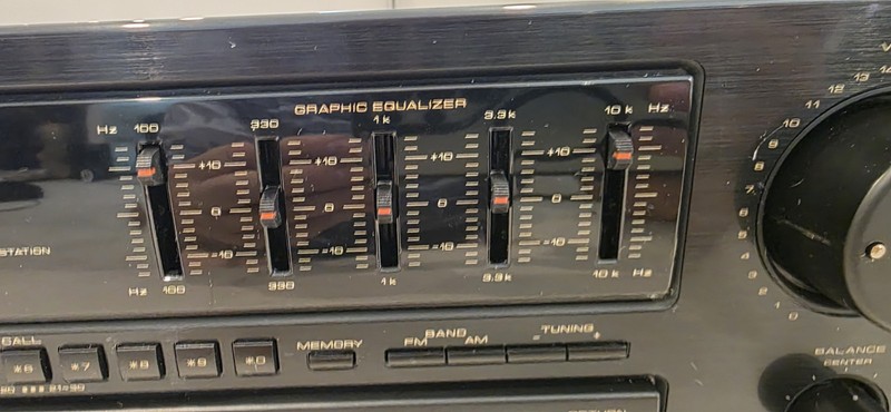 PIONEER SX-201 190 Watt Stereo Receiver Graphic Equalizer AM/FM Tuner TESTED gallery