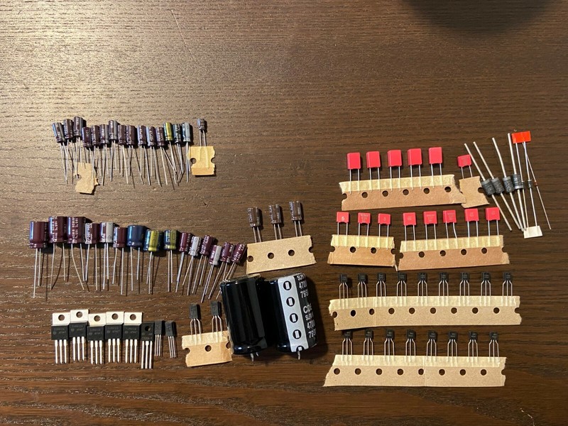 Pioneer SX-450 Complete Rebuild Kit High-Quality Receiver Recap Caps Transistors