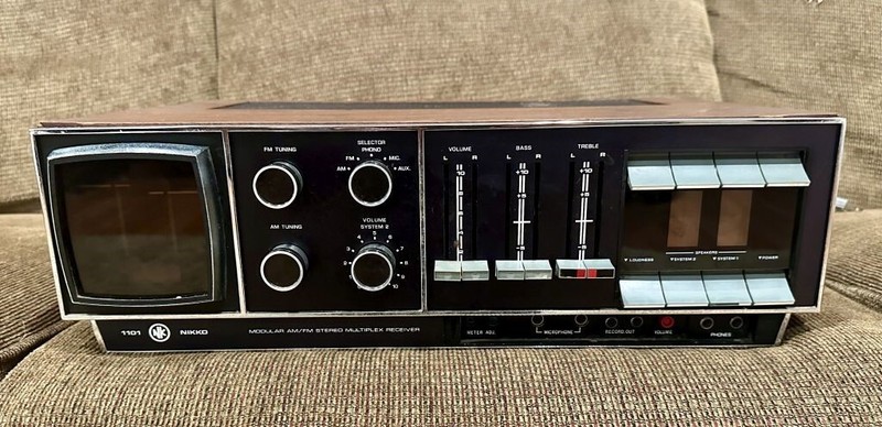Nikko 1101 Modular AM/FM Stereo Multiplex Receiver – Rare & Vintage + FREE Ship!