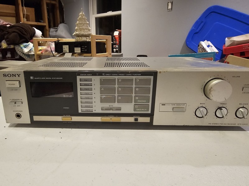 Sony STR VX22 Quartz Lock Digital Synthesizer FM-AM Receiver FM STEREO – Parts