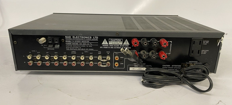 Vintage NAD 712 Integrated Stereo AM/FM Stereo Receiver *READ* gallery
