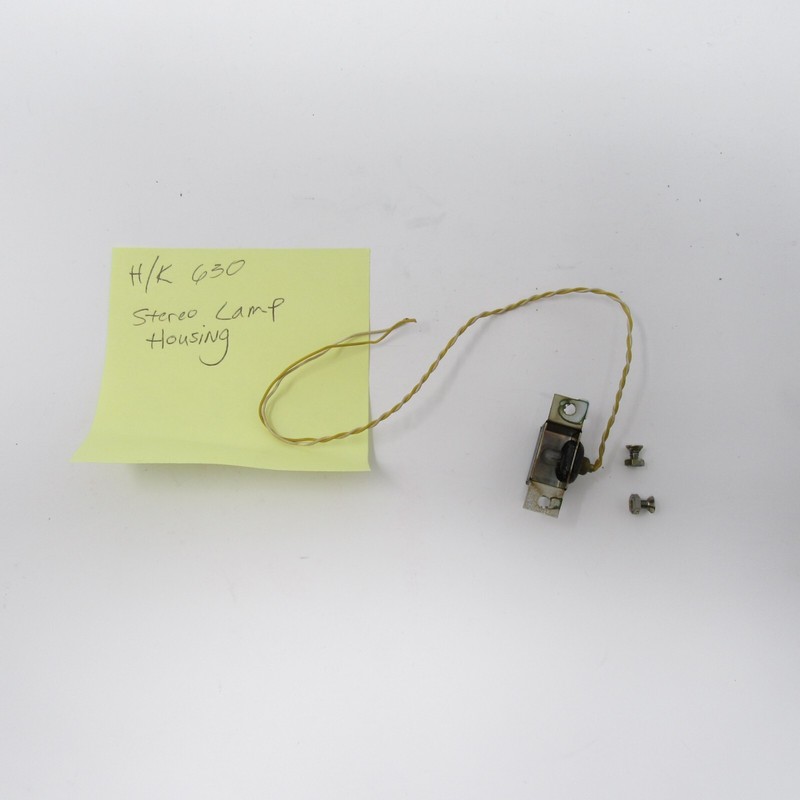 Harman Kardon 630 Stereo Lamp Housing with Screws Vintage Original Part gallery