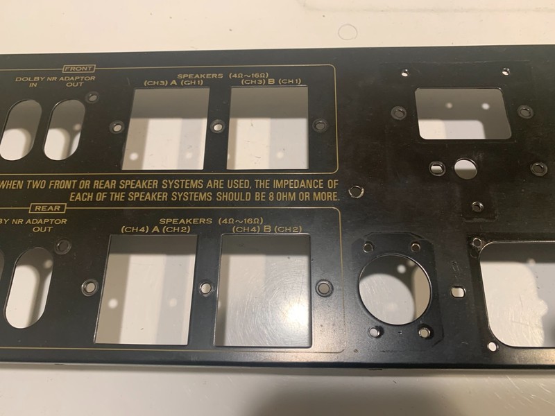 Pioneer QX-949 Stereo / Quad Receiver Parting Out Rear Panel gallery