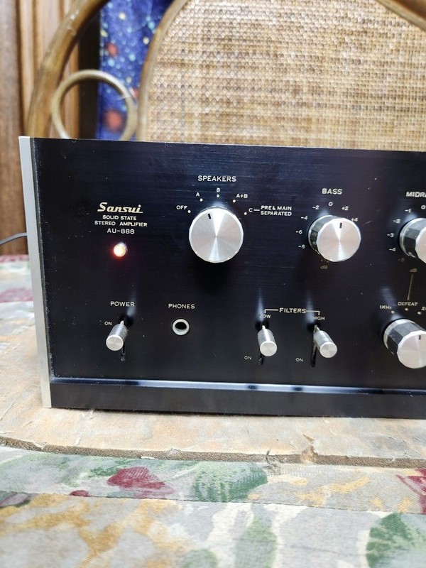 Sansui AU-888 Integrated Amplifier Restored Mint Vintage Stereo Amp Esp.48 gallery