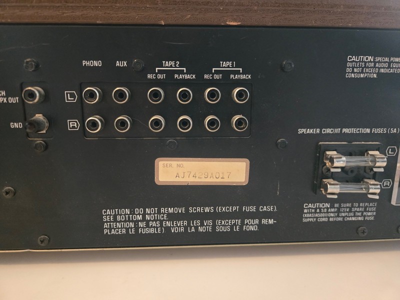 Technics SA-5470 Stereo Receiver - Working - Wood Panel gallery