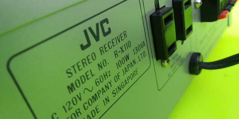 Vintage JVC R-X110 Digital Synthesizer Stereo Receiver Japan Silver Good gallery