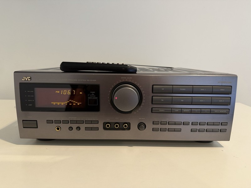 JVC RX-815V Stereo AV Receiver Dolby Pro Logic Tested w/ Remote & Antenna