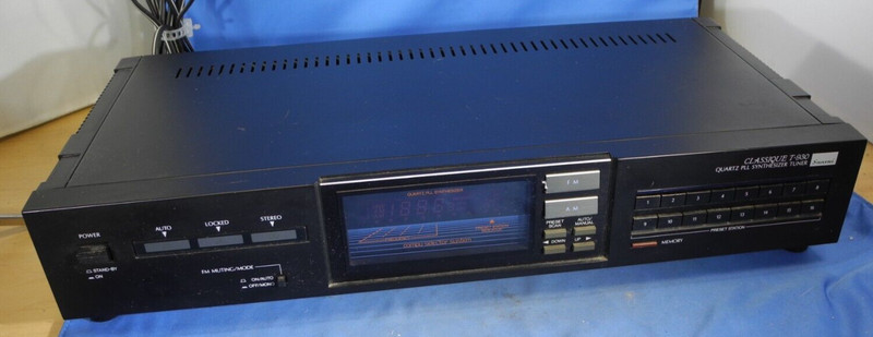 SANSUI CLASSIQUE QUARTZ PLL SYNTHESIZER TUNER MODEL # T-930 TESTED & GUARANTEED