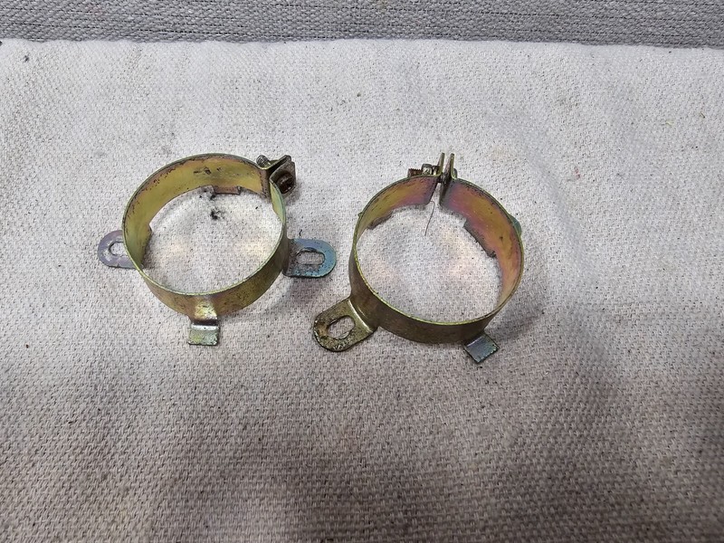 Realistic STA-77 Stereo Receiver Capacitor Mounting Brackets