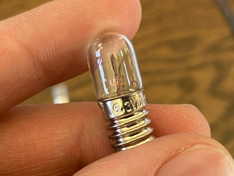 25 New #46 Incandescent Screw Base Lamp Light Bulbs 6v 6.3v .25A E10 (Qty) gallery