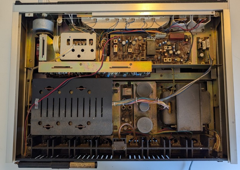 Sansui QRX-6001 4-CHANNEL Stereo Receiver - Tested - For Parts Or Repair - READ gallery
