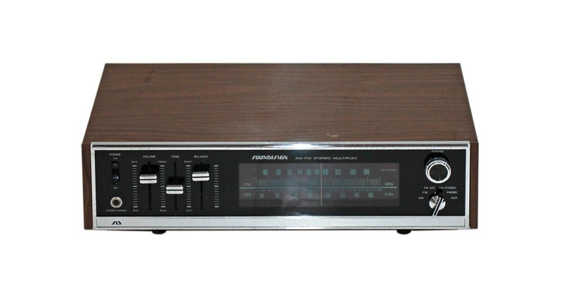 ✅TOP MINT RESTORED VINTAGE MID-CENTURY SOUNDESIGN 4357 STEREO RECEIVER JAPAN✅
