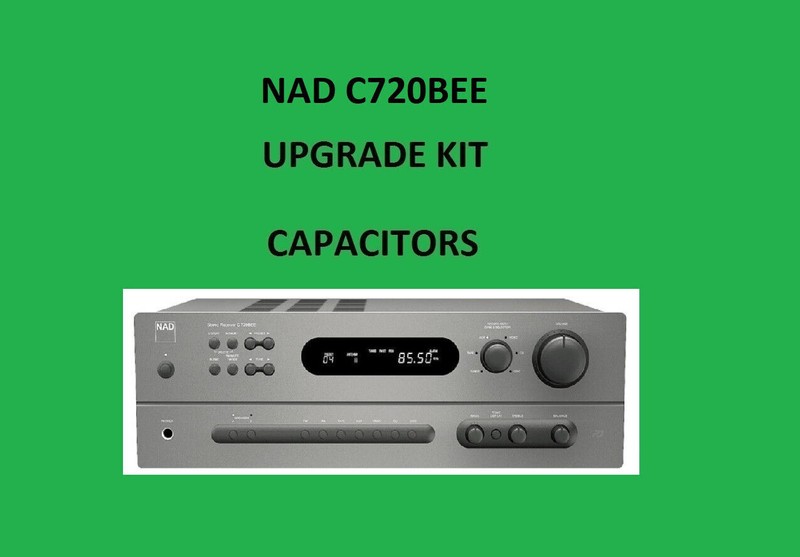 Stereo Receiver NAD C720BEE Repair KIT - all capacitors