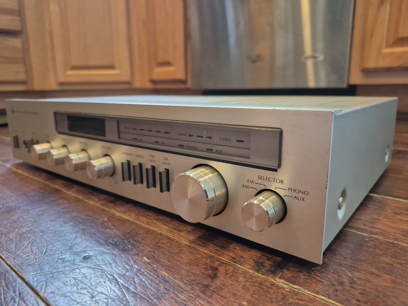 BSR RX-300 FM/AM Stereo Receiver With Antenna Tested Working Rare Radio Vintage gallery