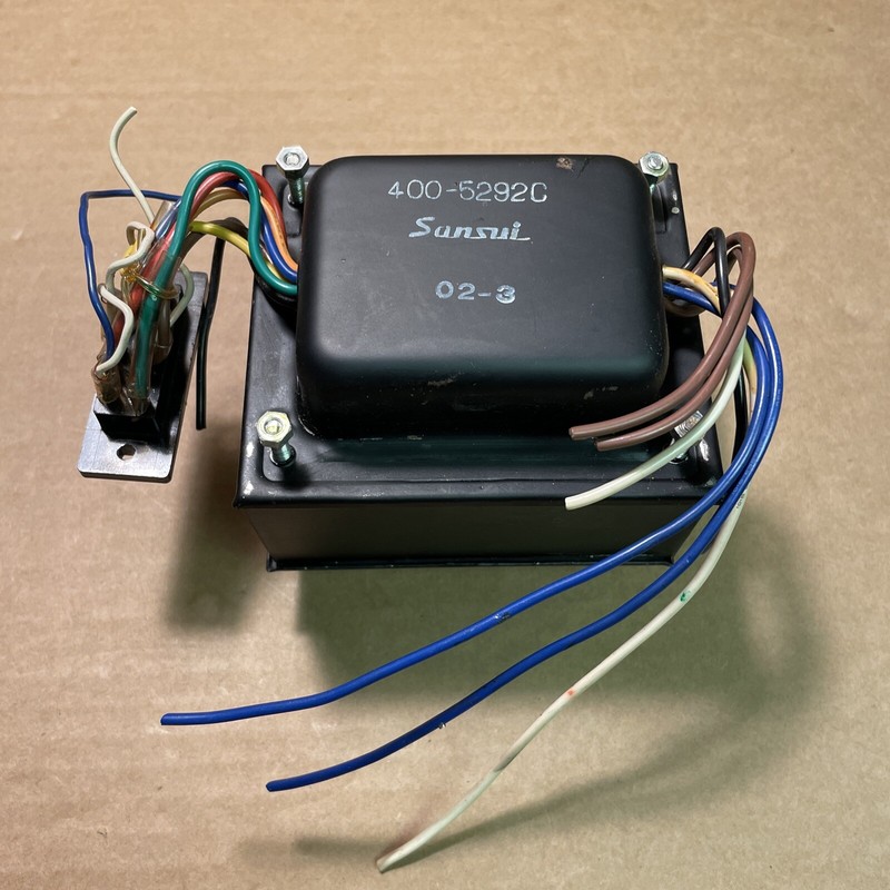 Sansui 5000A Genuine Parts: Transformer 400-5292C w/ Voltage Selector