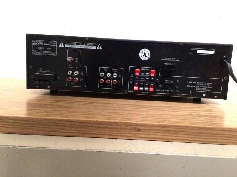 Kenwood KR-A4010 AM/FM Stereo Receiver w/ Phono Input Tested and Working gallery