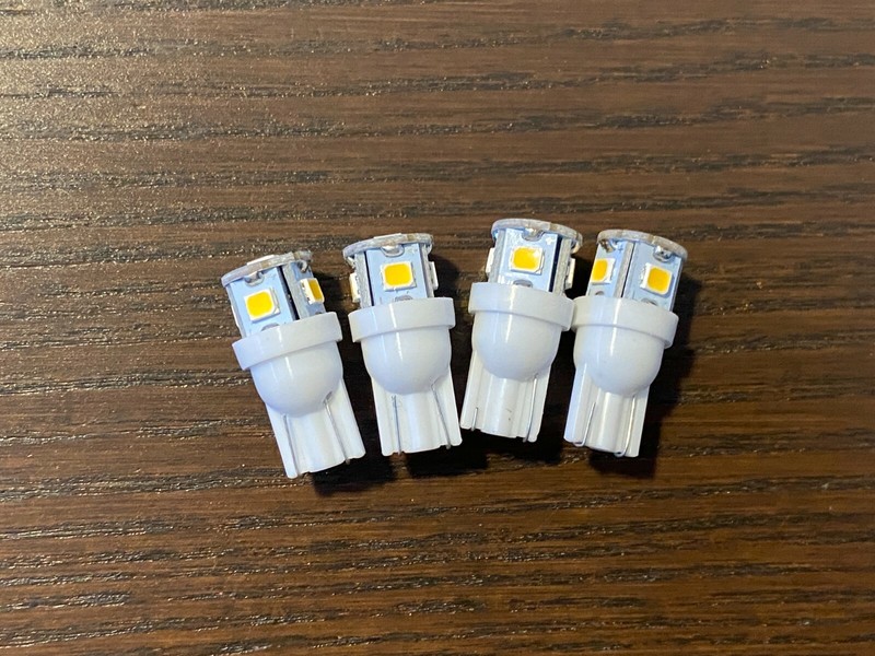 Pioneer SX-1050 LED Light Bulbs SX-850 SX-950 4 Warm White Wedge Lamps