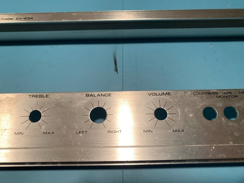 PIONEER SX-434 Stereo Receiver Parting Out Faceplate gallery