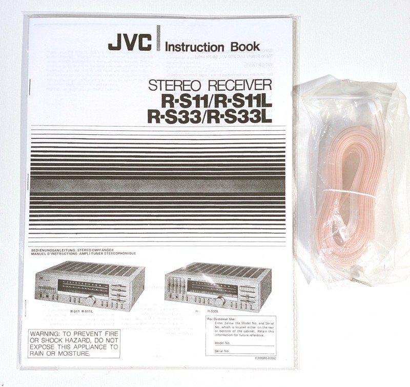 🔥【PRO SERVICE】JVC R-S33 80W Receiver w 5-Band EQ!Phono~PICK LED COLOR💥GUARANTY gallery