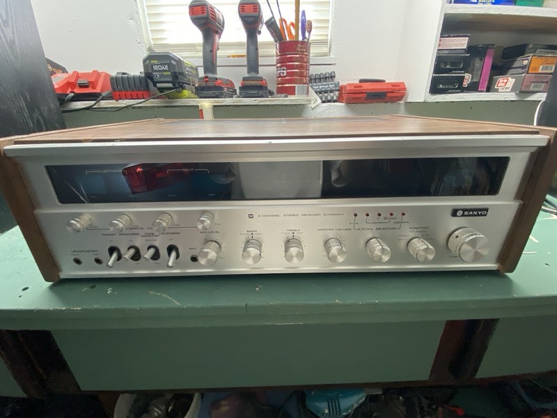 Sanyo DCX3300KA Stereo Receiver Vintage 1970’s Quadraphonic Unit See Description gallery