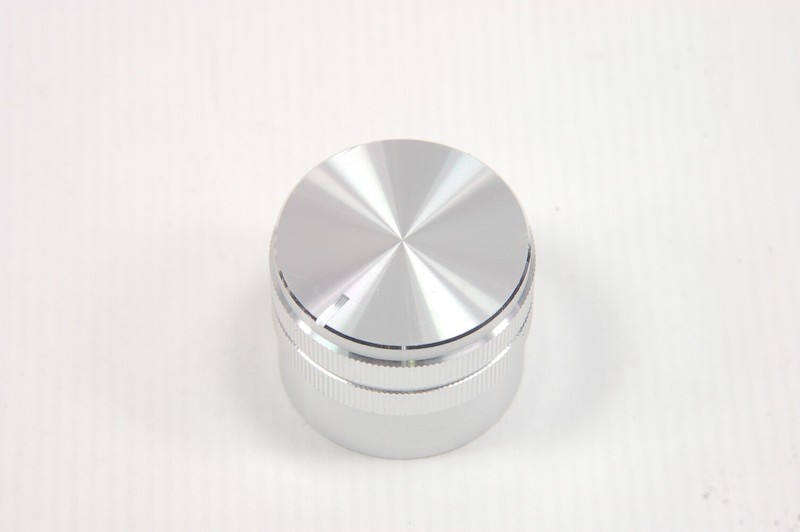 Lot of 2 -Hardware, Knob. For 1/4″ Flat / Flattened Shaft. Knurl Edge