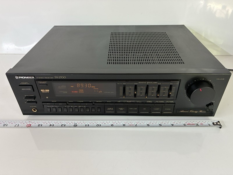 VTG Pioneer SX-2700 65W/ch 8-ohm 20-20KHz Stereo AM/FM Receiver | Tested Working gallery