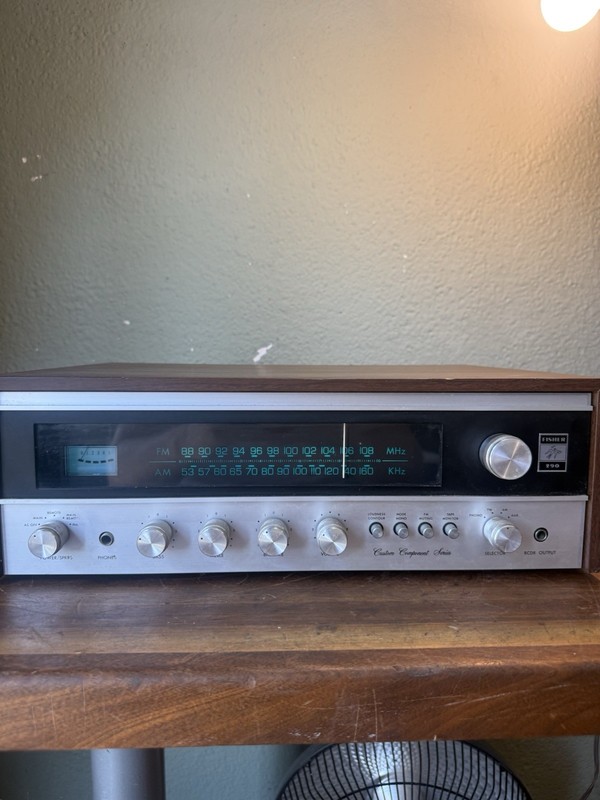 Vintage Fisher 290 Series AM-FM Stereo Receiver Tested Works