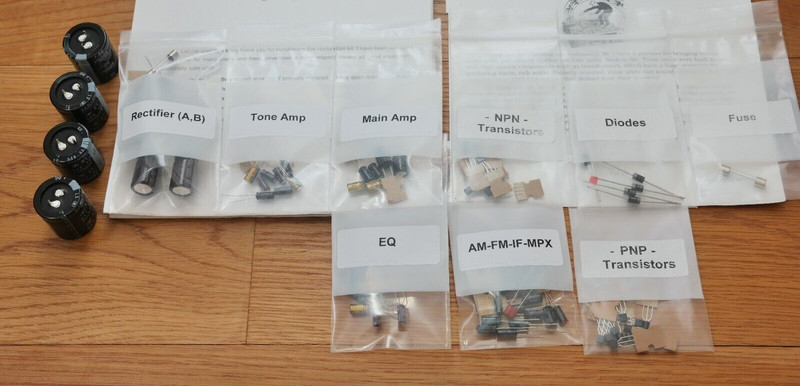 Harman Kardon 430 receiver restoration kit service recap capacitor rebuild