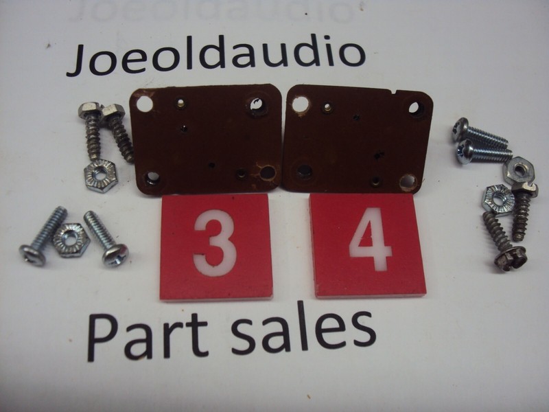 HH Scott 342 Receiver TO3 Output Transistor Sockets. 2 PC Parting Out Entire 342
